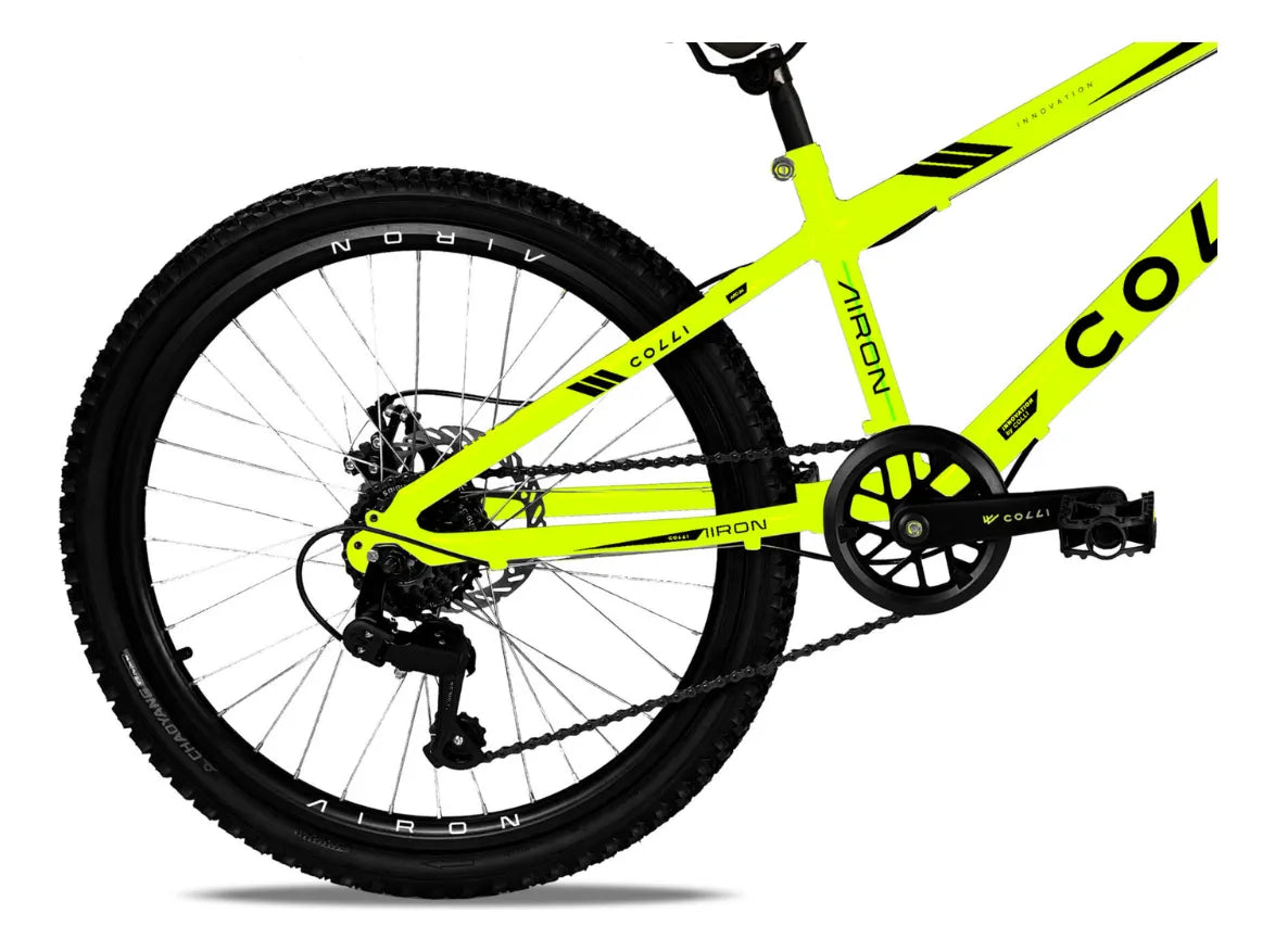 Bicicleta Aro 24 Airon Amarela Neon - Colli Bike