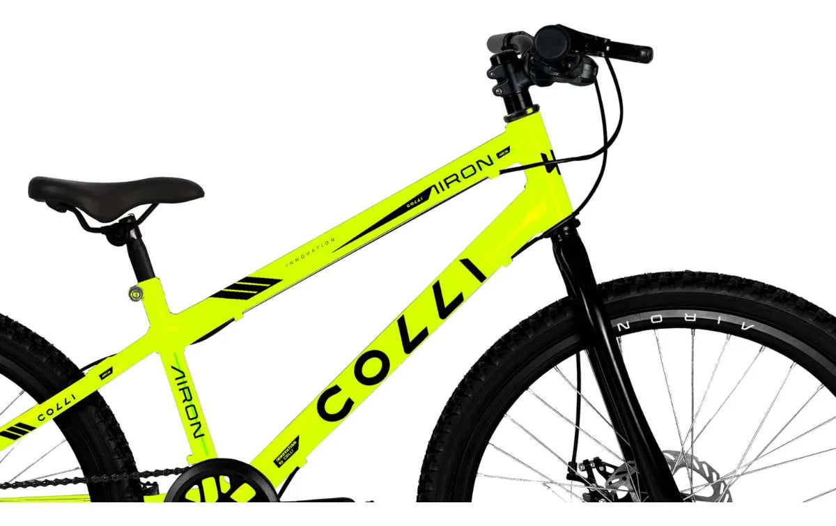 Bicicleta Aro 24 Airon Amarela Neon - Colli Bike