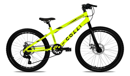 Bicicleta Aro 24 Airon Amarela Neon - Colli Bike