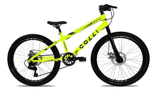 Bicicleta Aro 24 Airon Amarela Neon - Colli Bike