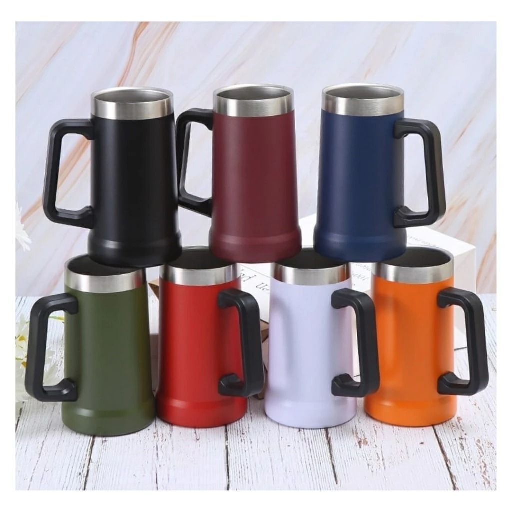 A Caneca Térmica Inox Duplo - Perfeita para Cerveja, Chopp