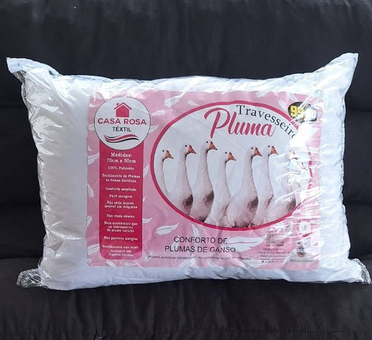 Travesseiro Plumas de Ganso - Sintético