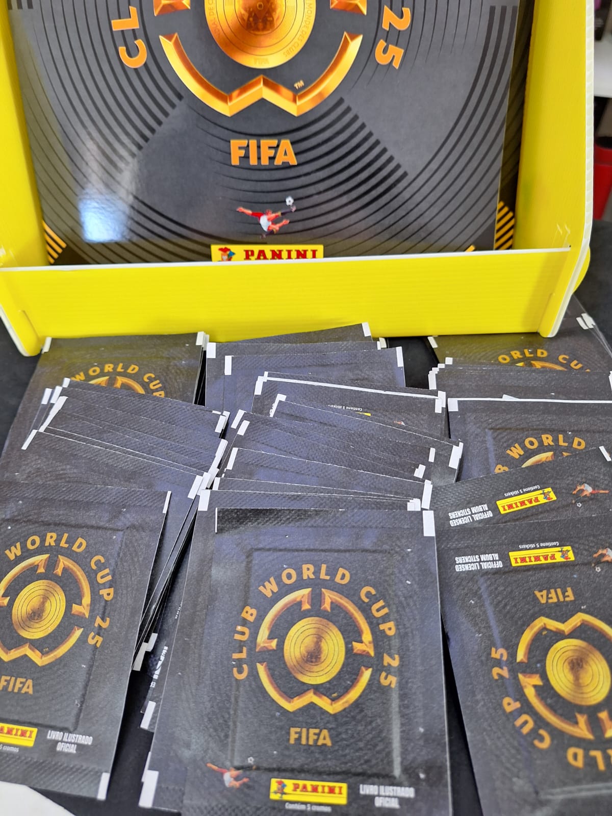 Figurinhas do Super Mundial de Clubes - Pacote com 5 figurinhas