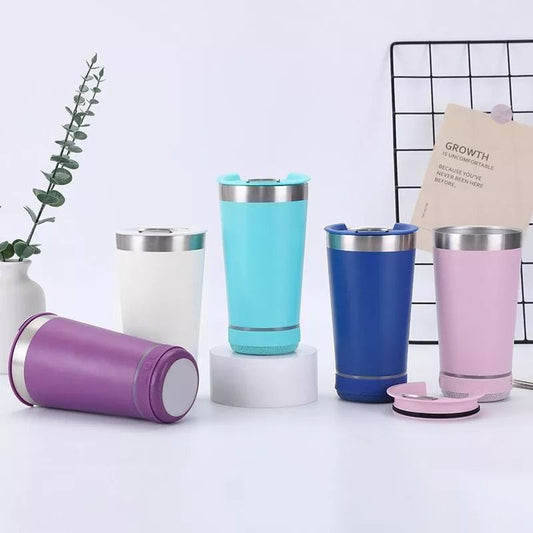 MINI CAIXA DE SOM COM LED