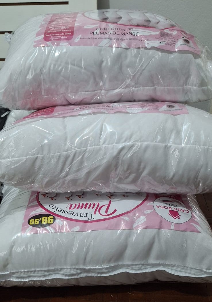 Travesseiro Plumas de Ganso - Sintético