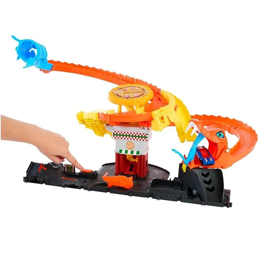 Hot Wheels Pista City Ataque de Cobra Vs Pizzaria - Mattel