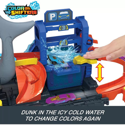 Hot Wheels Pista City Lava-Rápido Mega Tubarão - Mattel