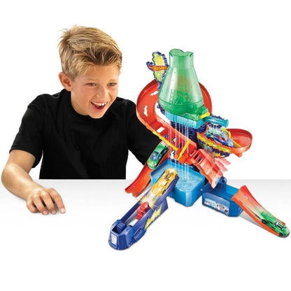 Hot Wheels Pista City Color Change Estação Científica - Mattel