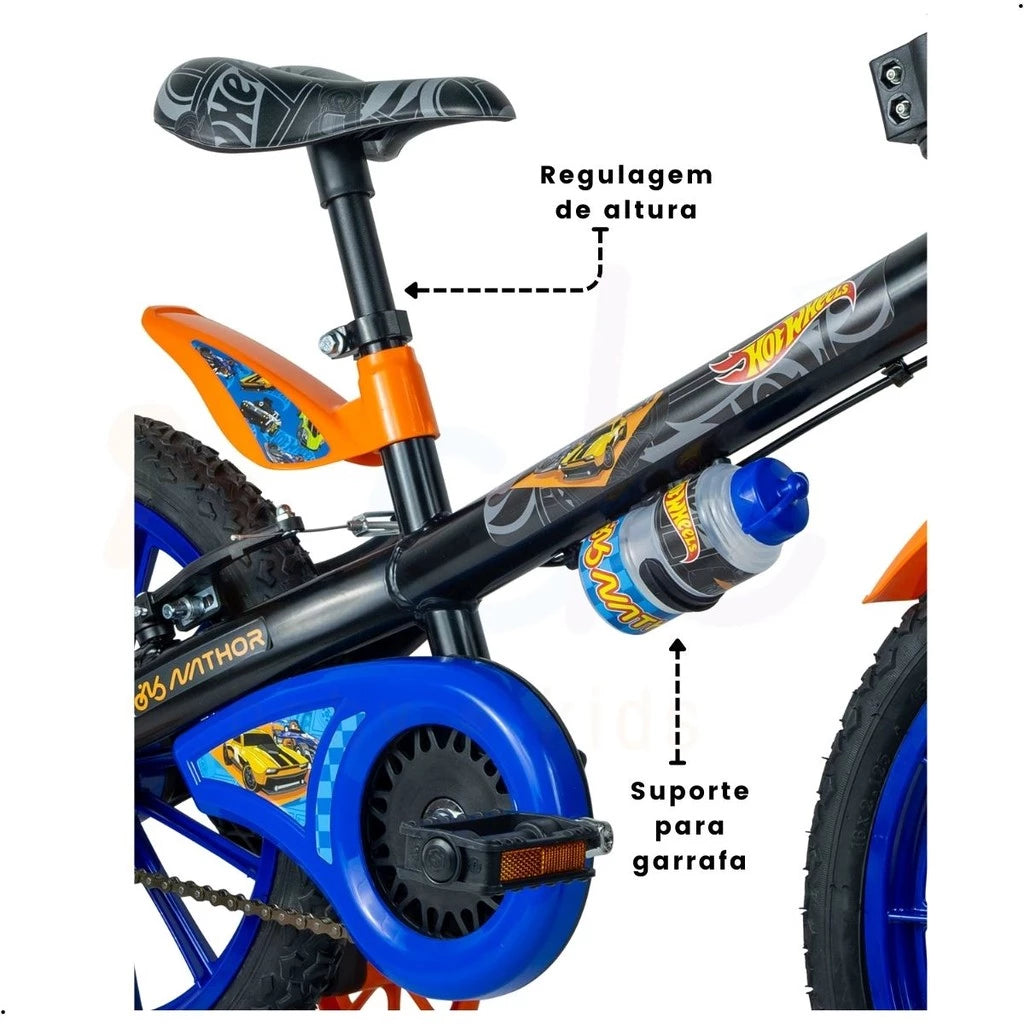 Bicicleta Infantil Aro 16 Hot Wheels - Nathor