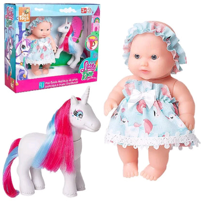 Boneca Little Bee Unicórnio 15,5 cm - Bee Toys