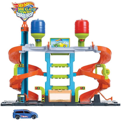 Hot Wheels Pista City Lava-Rápido Mega Torre Color Shifter - Mattel