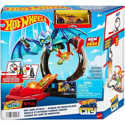 Hot Wheels Pista City Ataque do Morcego - Mattel