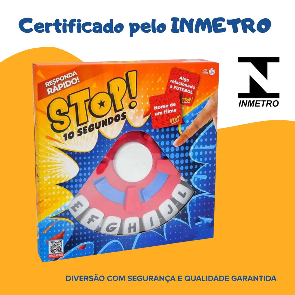 Jogo Stop - Em Português - Com Temporizador De Mesa 10 Segundos