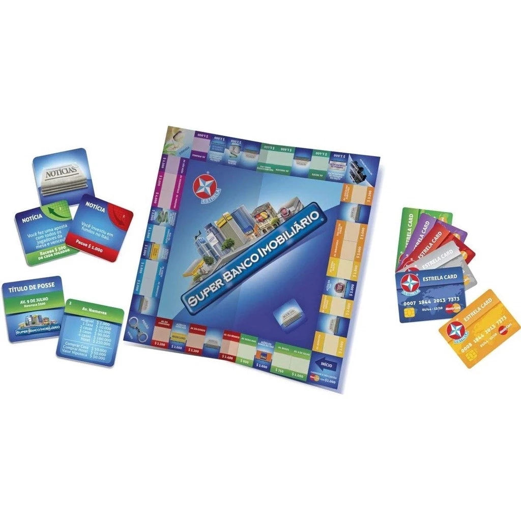 Jogo de tabuleiro Banco Imobiliário Super - Estrela