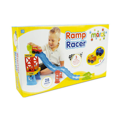 Pista De Corrida Ramp Racer 3 Em 1 Com 2 Carrinhos - Maral