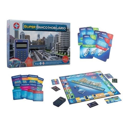 Jogo de tabuleiro Banco Imobiliário Super - Estrela