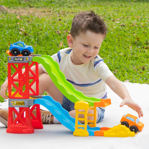 Pista De Corrida Ramp Racer 3 Em 1 Com 2 Carrinhos - Maral