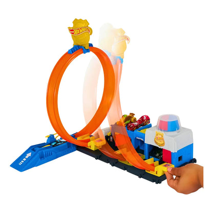 Hot Wheels Pista City Super Delegacia de Polícia - Mattel