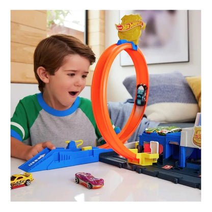 Hot Wheels Pista City Super Delegacia de Polícia - Mattel